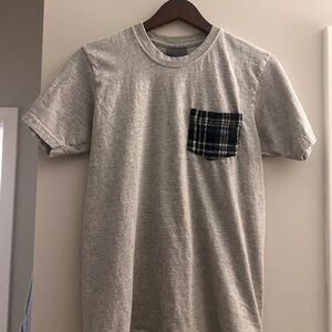 Naked&Famous Men's Gray T-shirt Size Small Made In Canada